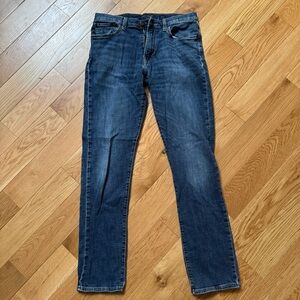Lucky Brand Men's Dark Blue 121 Slim Straight Jeans